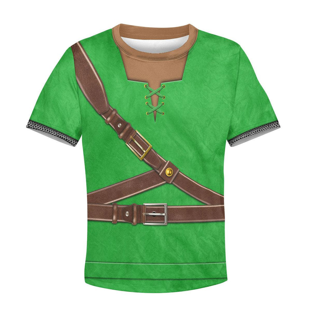 Link Iconic Shield Kid Tops Hoodie Sweatshirt T-Shirt - CustomsPig.com