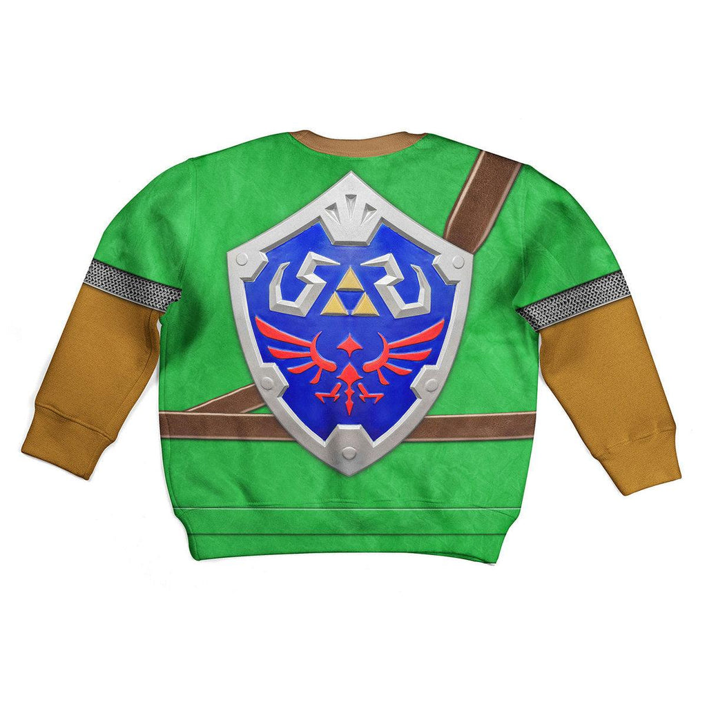 Link Iconic Shield Kid Tops Hoodie Sweatshirt T-Shirt - CustomsPig.com