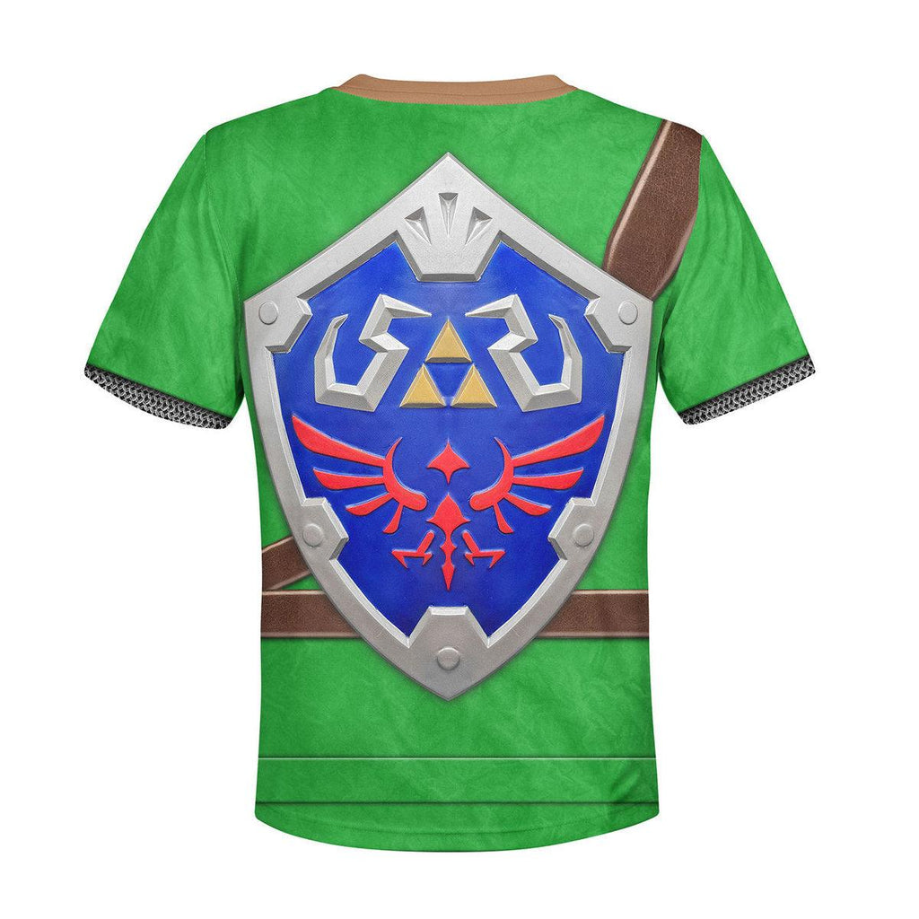 Link Iconic Shield Kid Tops Hoodie Sweatshirt T-Shirt - CustomsPig.com