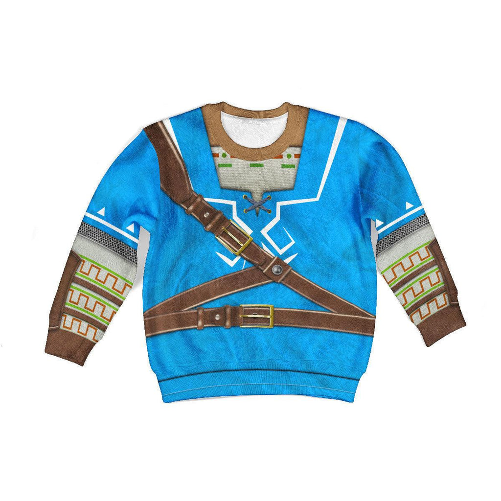 Link Zelda Champion's Tunic Kid Tops Hoodie Sweatshirt T-Shirt - CustomsPig.com