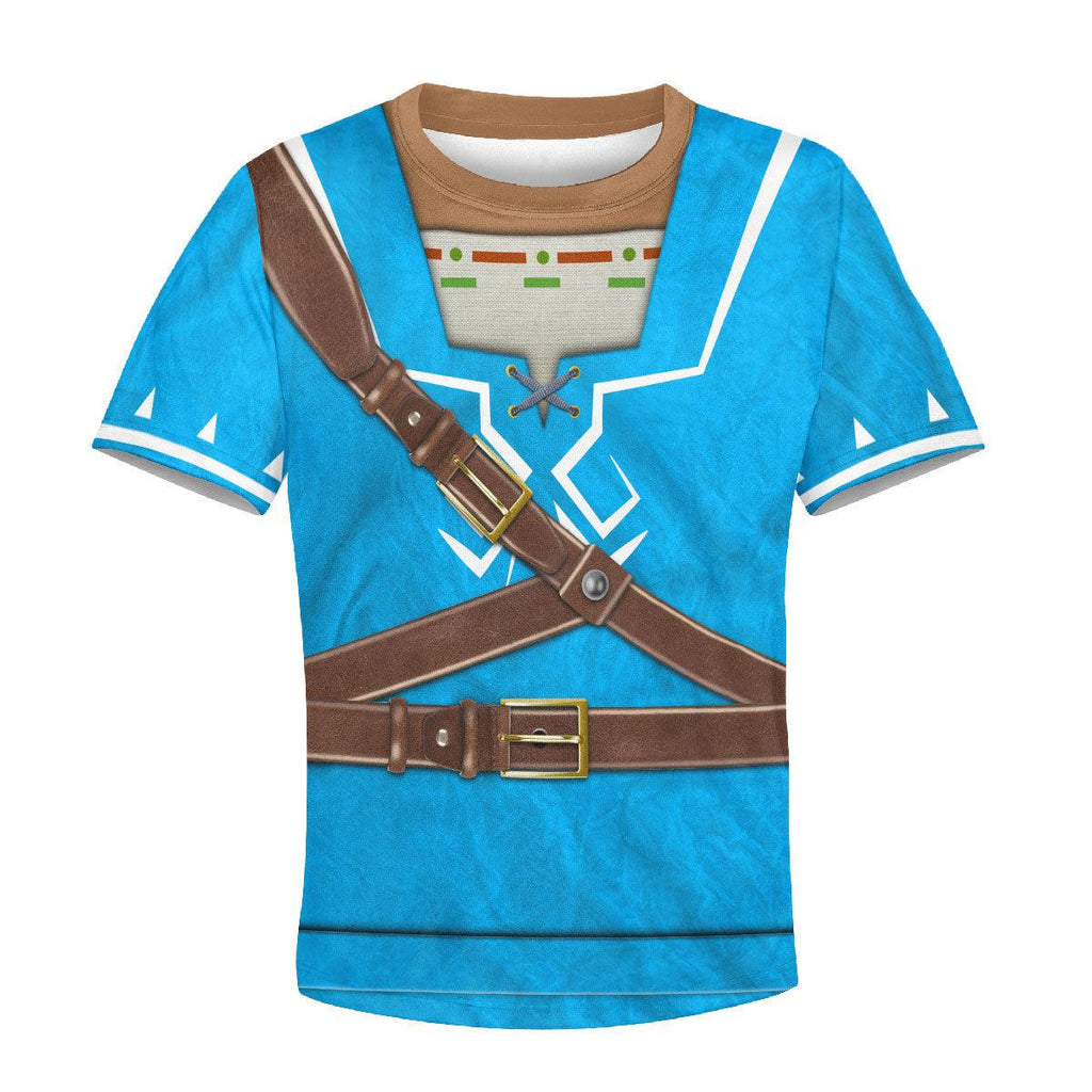 Link Zelda Champion's Tunic Kid Tops Hoodie Sweatshirt T-Shirt - CustomsPig.com