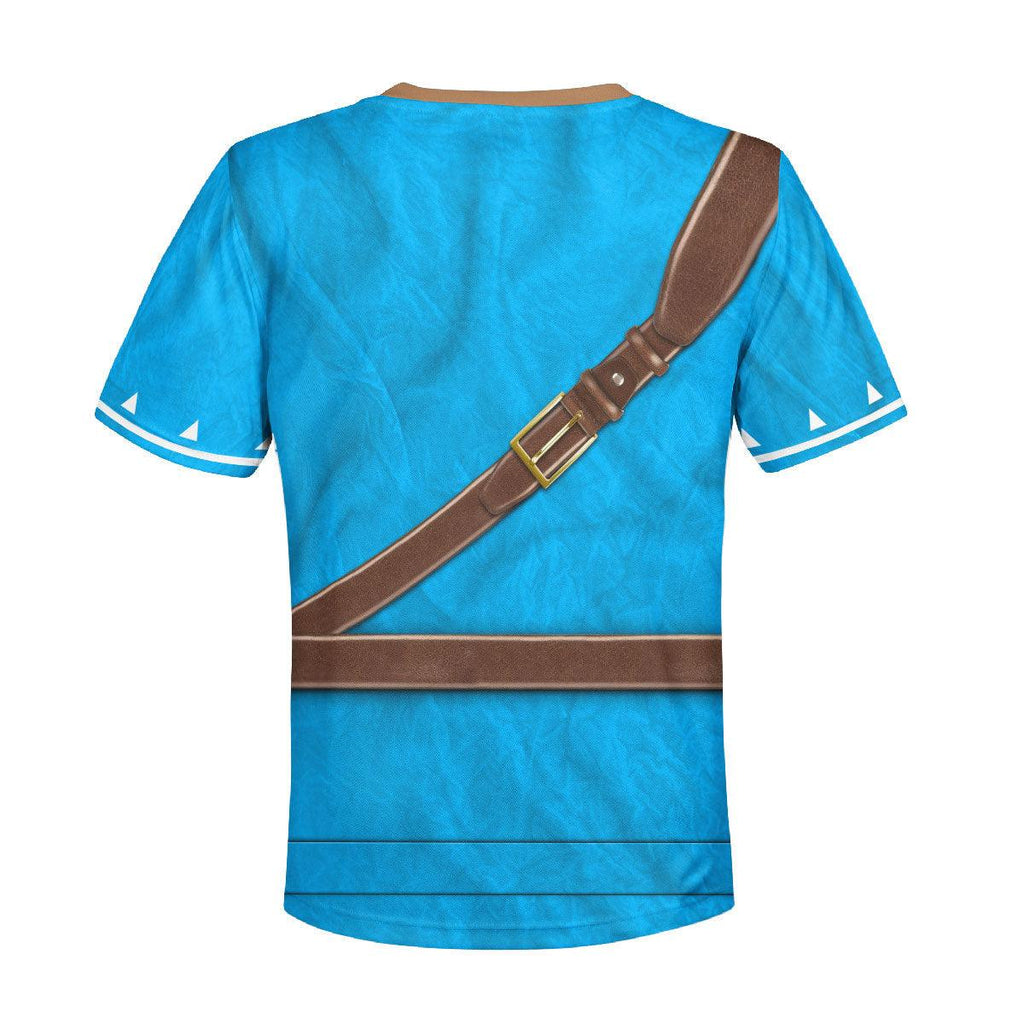 Link Zelda Champion's Tunic Kid Tops Hoodie Sweatshirt T-Shirt - CustomsPig.com