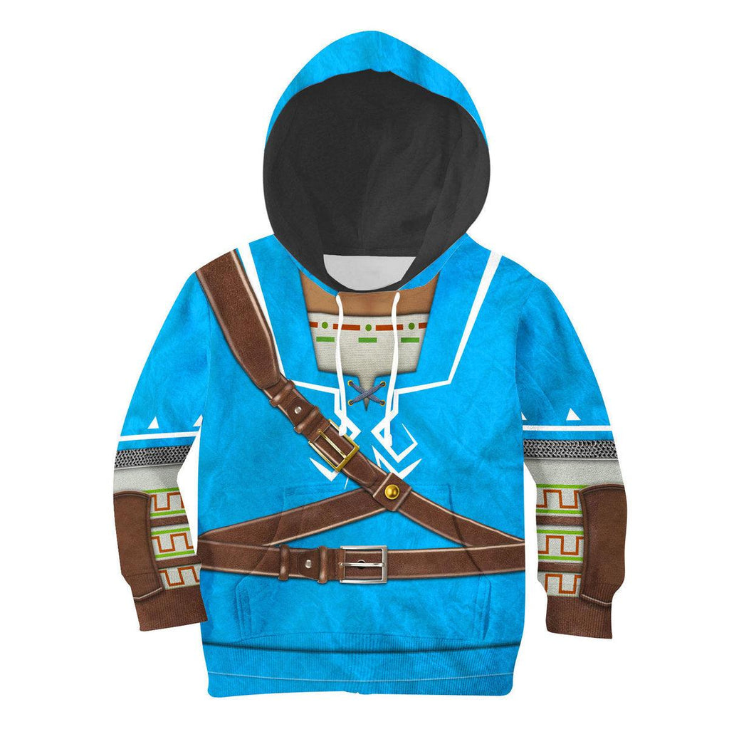 Link Zelda Champions Tunic Shield Kid Tops Hoodie Sweatshirt T-Shirt 50% off - CustomsPig.com