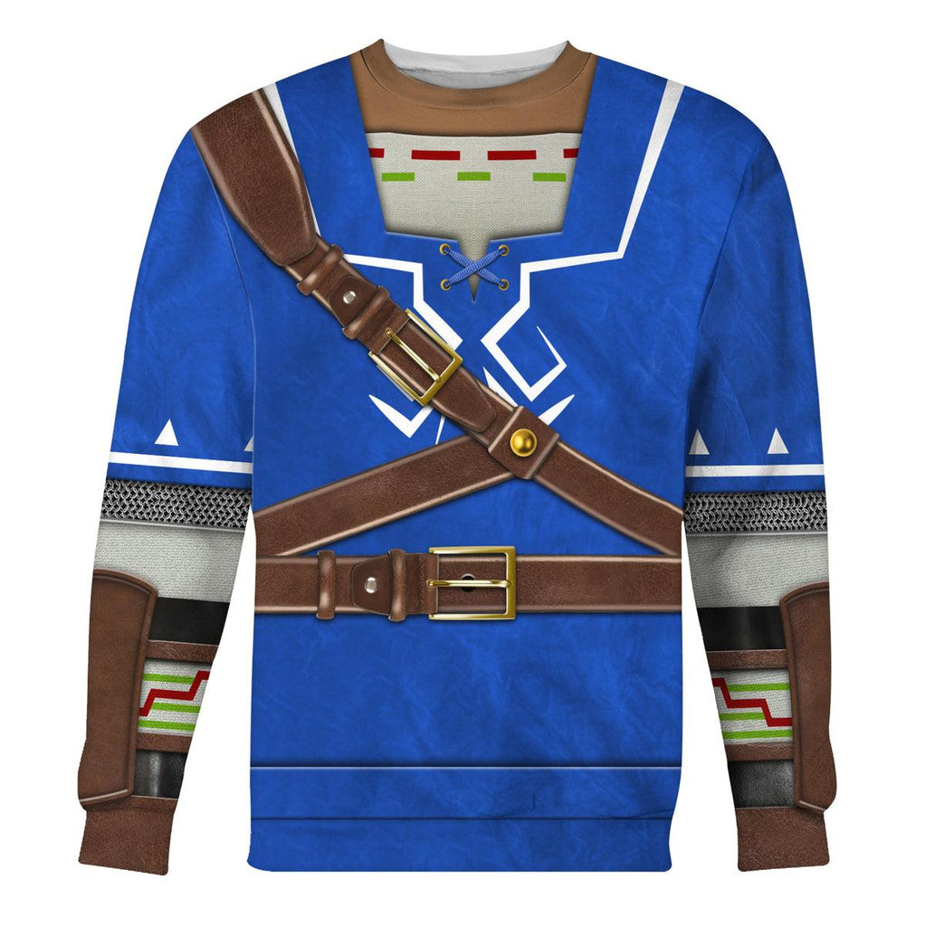 Link Zora Tunic Attire Unisex Hoodie Sweatshirt T-shirt Sweatpants Cosplay - CustomsPig.com