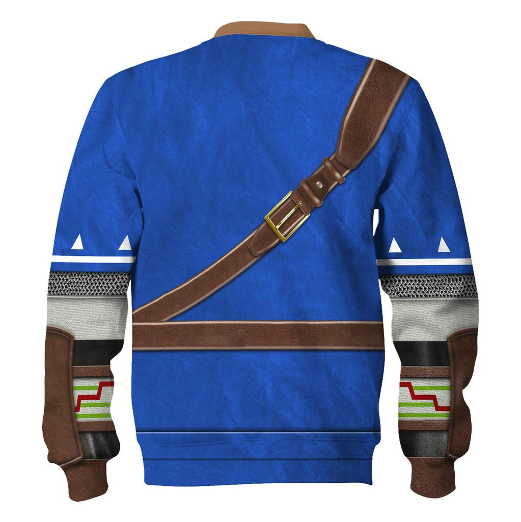 Link Zora Tunic Attire Unisex Hoodie Sweatshirt T-shirt Sweatpants Cosplay - CustomsPig.com