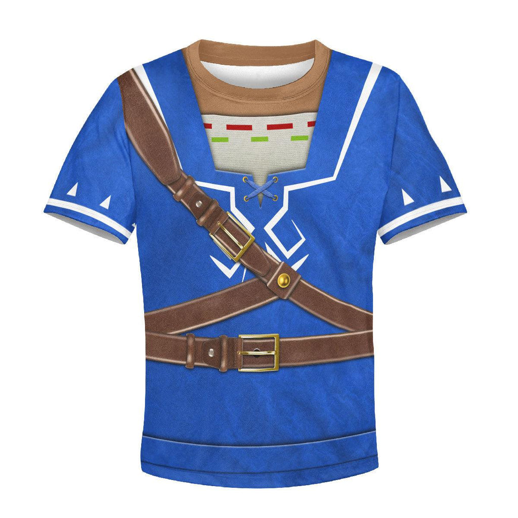 Link Zora Tunic Costume Kid Tops Hoodie Sweatshirt T-Shirt - CustomsPig.com