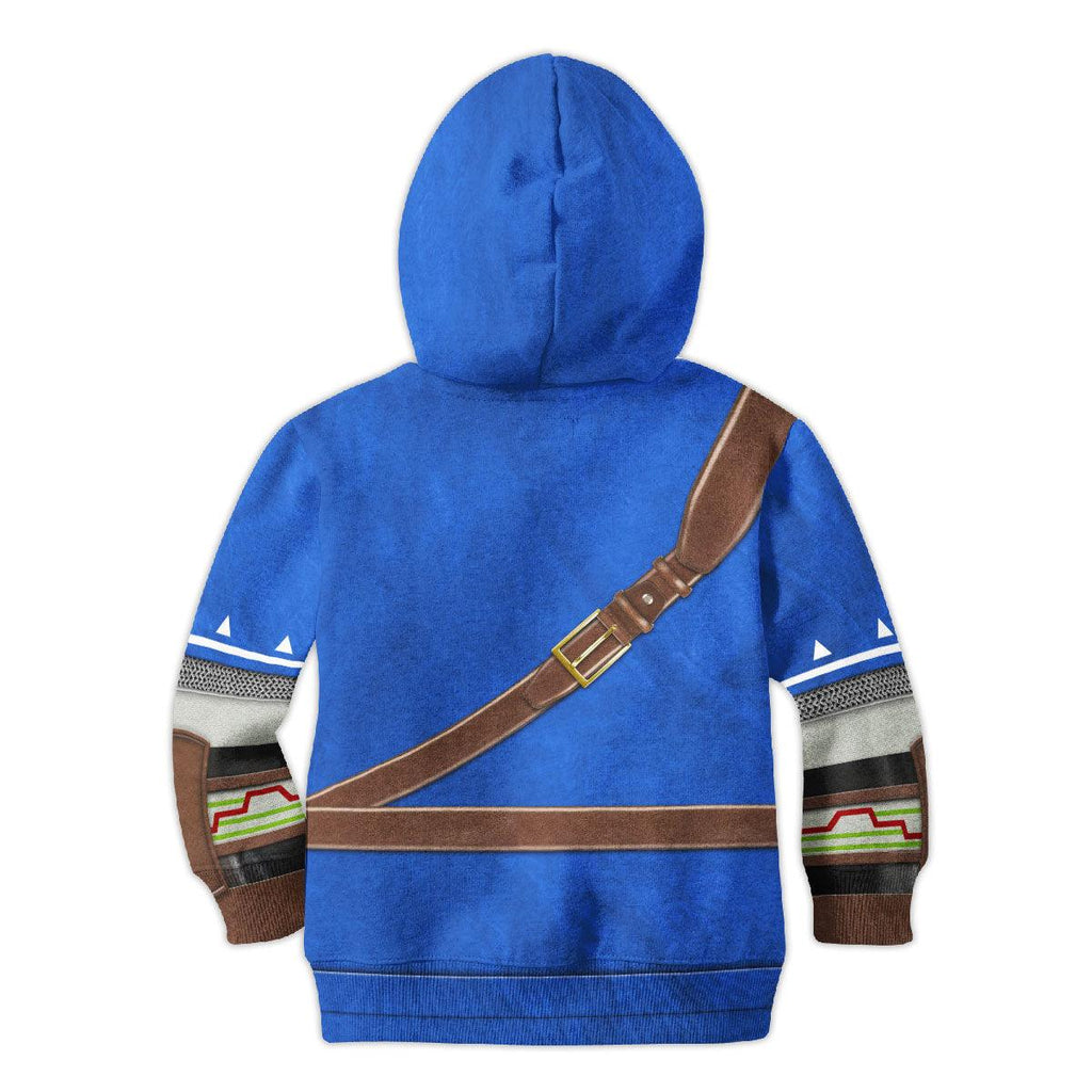 Link Zora Tunic Costume Kid Tops Hoodie Sweatshirt T-Shirt - CustomsPig.com