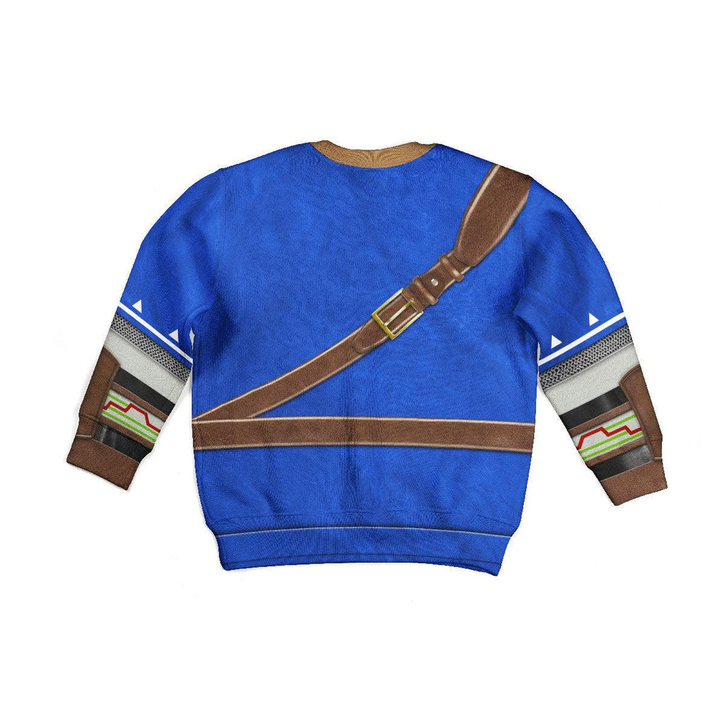 Link Zora Tunic Costume Kid Tops Hoodie Sweatshirt T-Shirt - CustomsPig.com