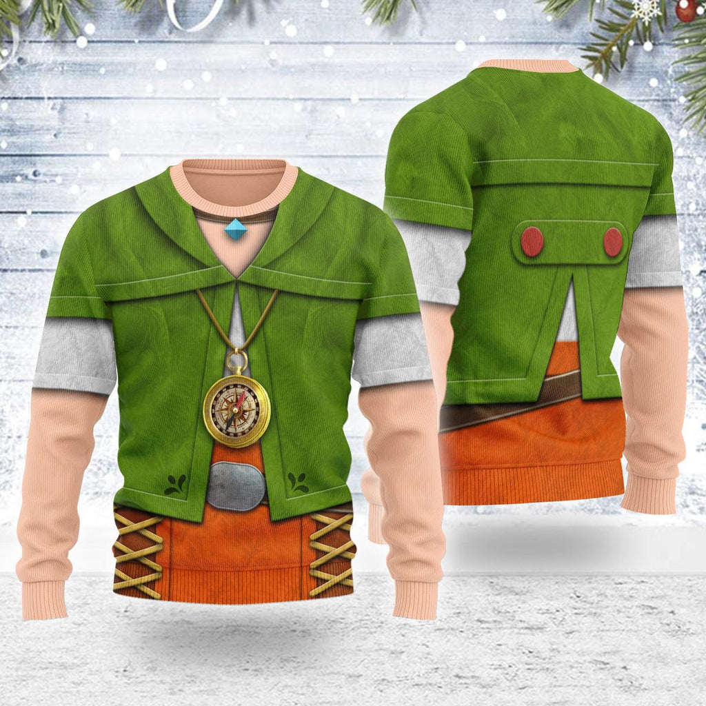 Linkle Themed Costume Unisex Christmas Wool Sweater - CustomsPig.com