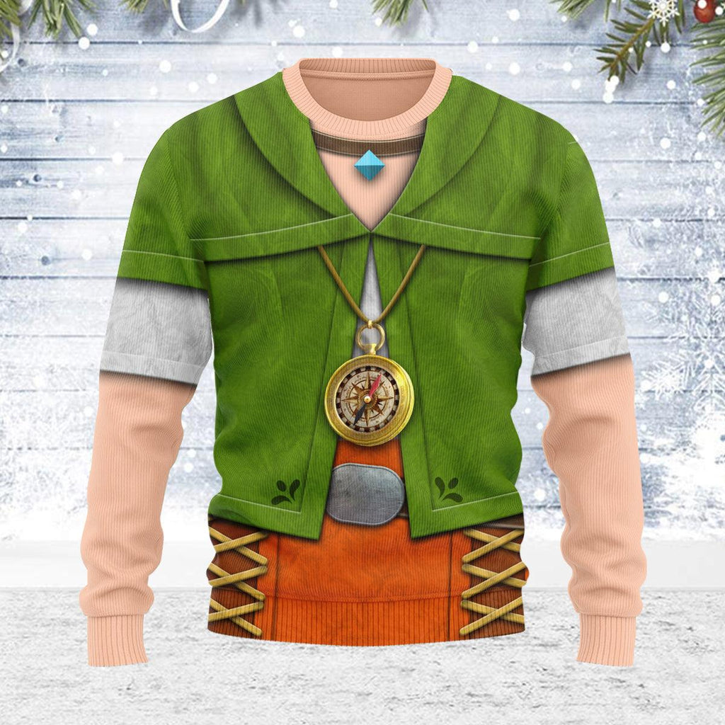 Linkle Themed Costume Unisex Christmas Wool Sweater - CustomsPig.com