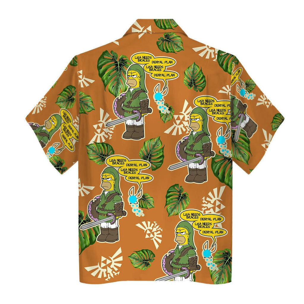 Lisa Needs Braces Dental Plan Hawaiian Shirt - CustomsPig.com