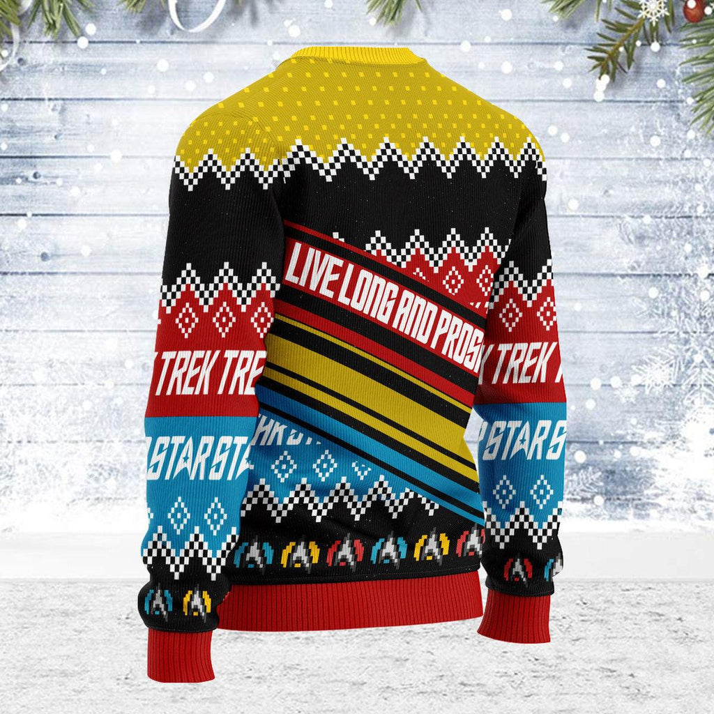 Live Long And Prosper Christmas Sweater - CustomsPig.com