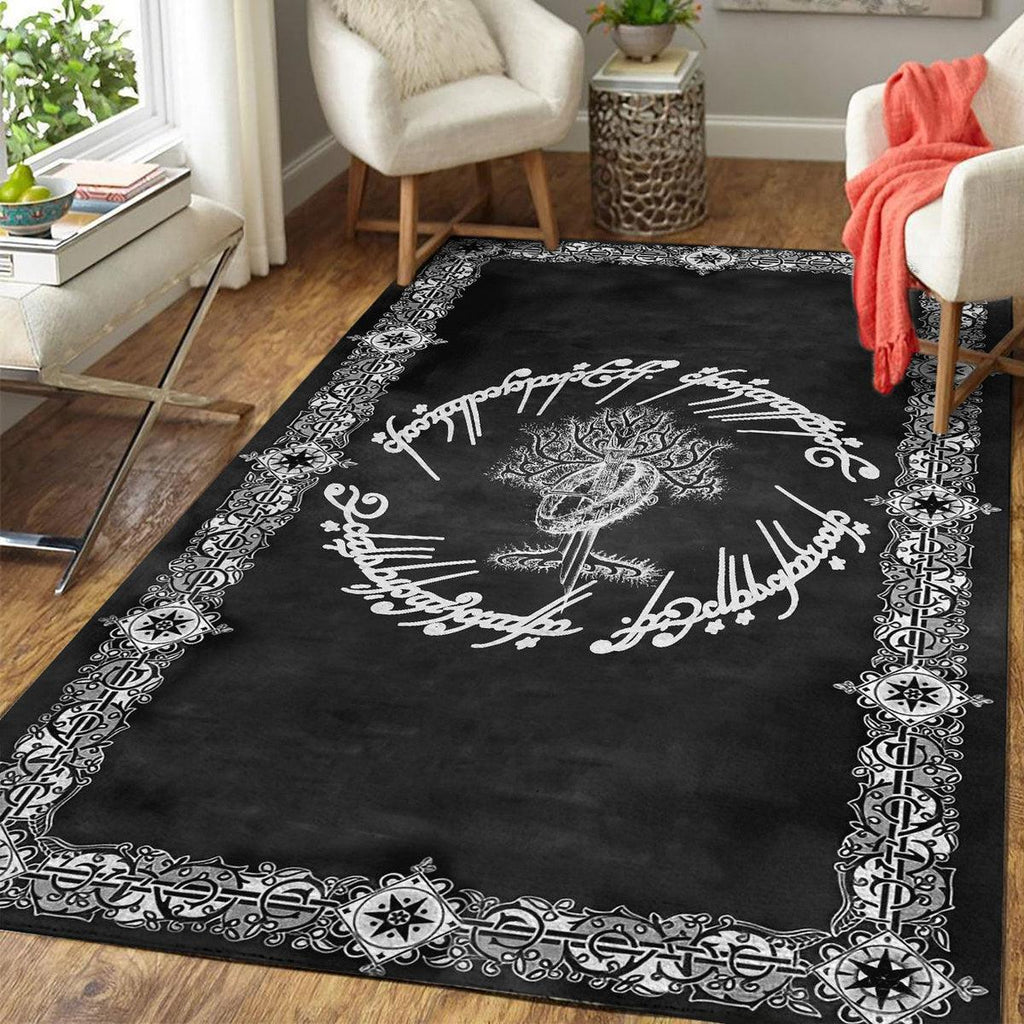 Lord Of The Rings Rug - CustomsPig