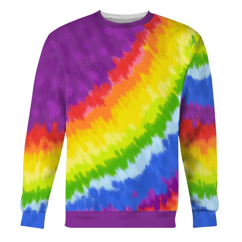 LQBTQ+ Rainbow Hoodie T-shirt Tops - DucG