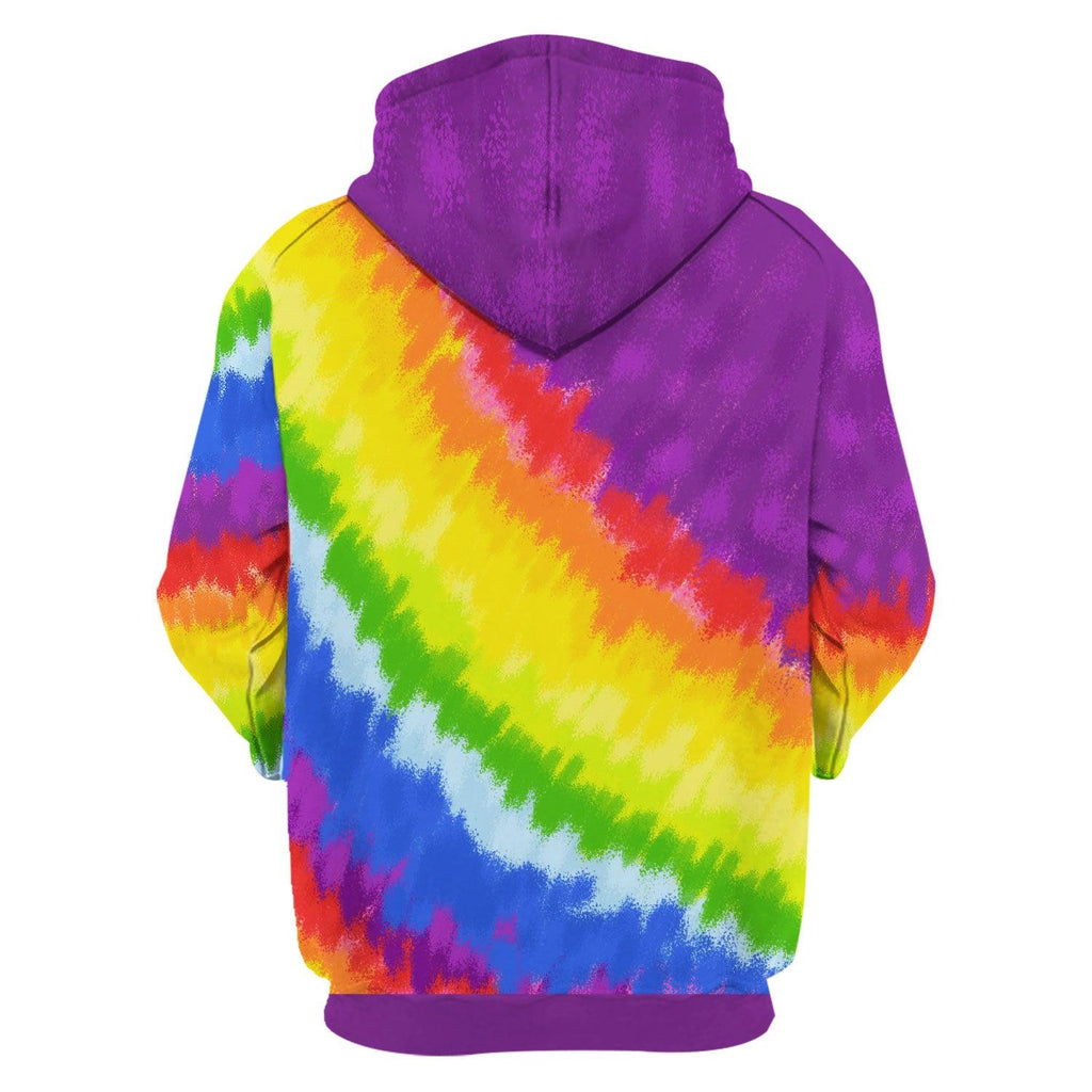 LQBTQ+ Rainbow Hoodie T-shirt Tops - DucG