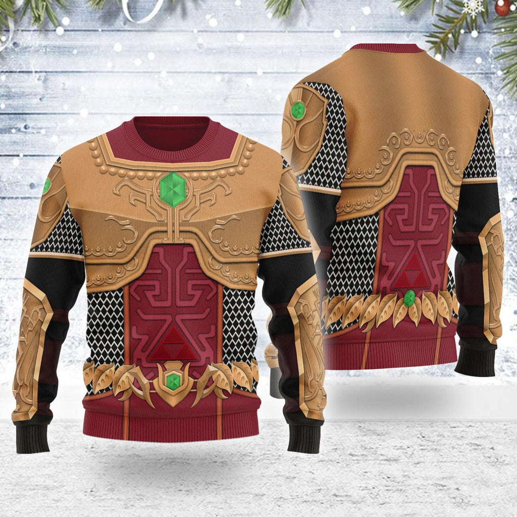 Magic Armor Twilight Princess Themed Costume Unisex Christmas Wool Sweater - CustomsPig.com