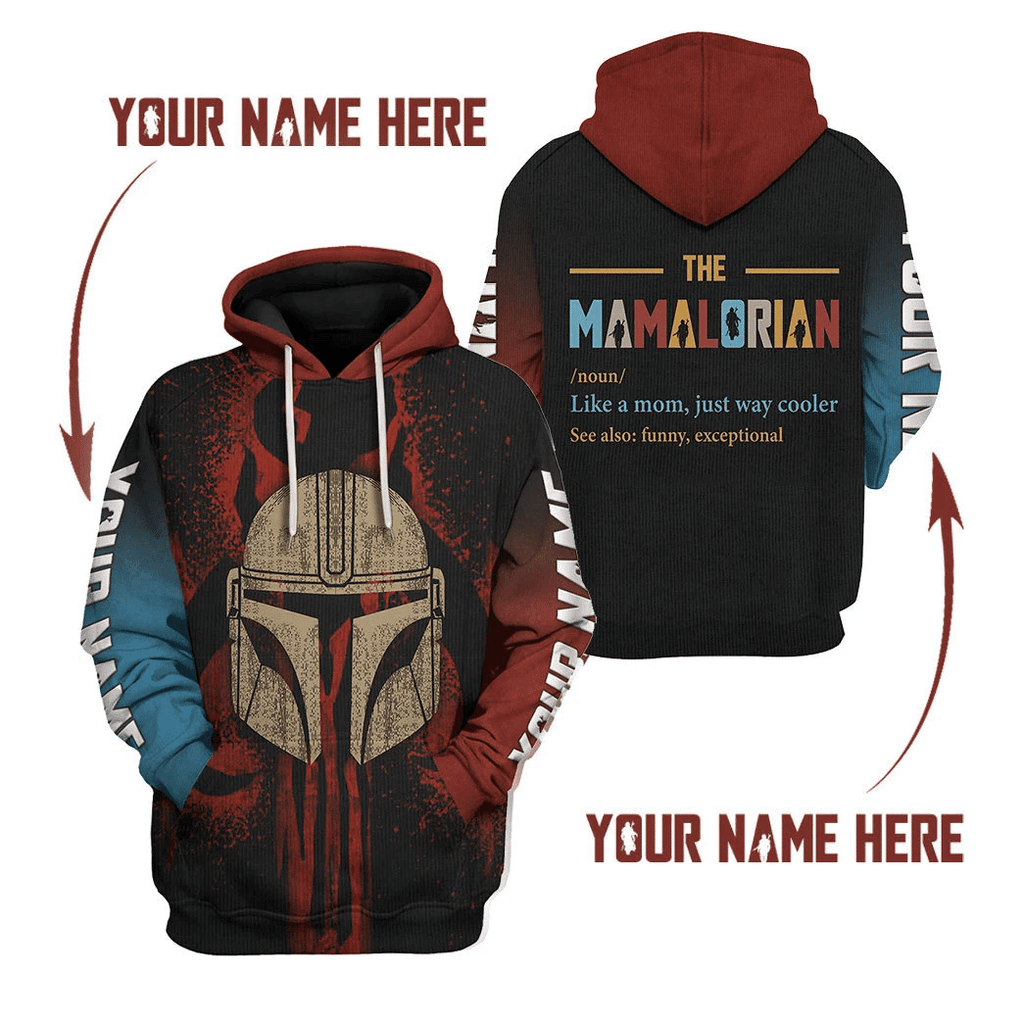 Mamalorian T-shirt Hoodie Apparel -  CustomsPig.com