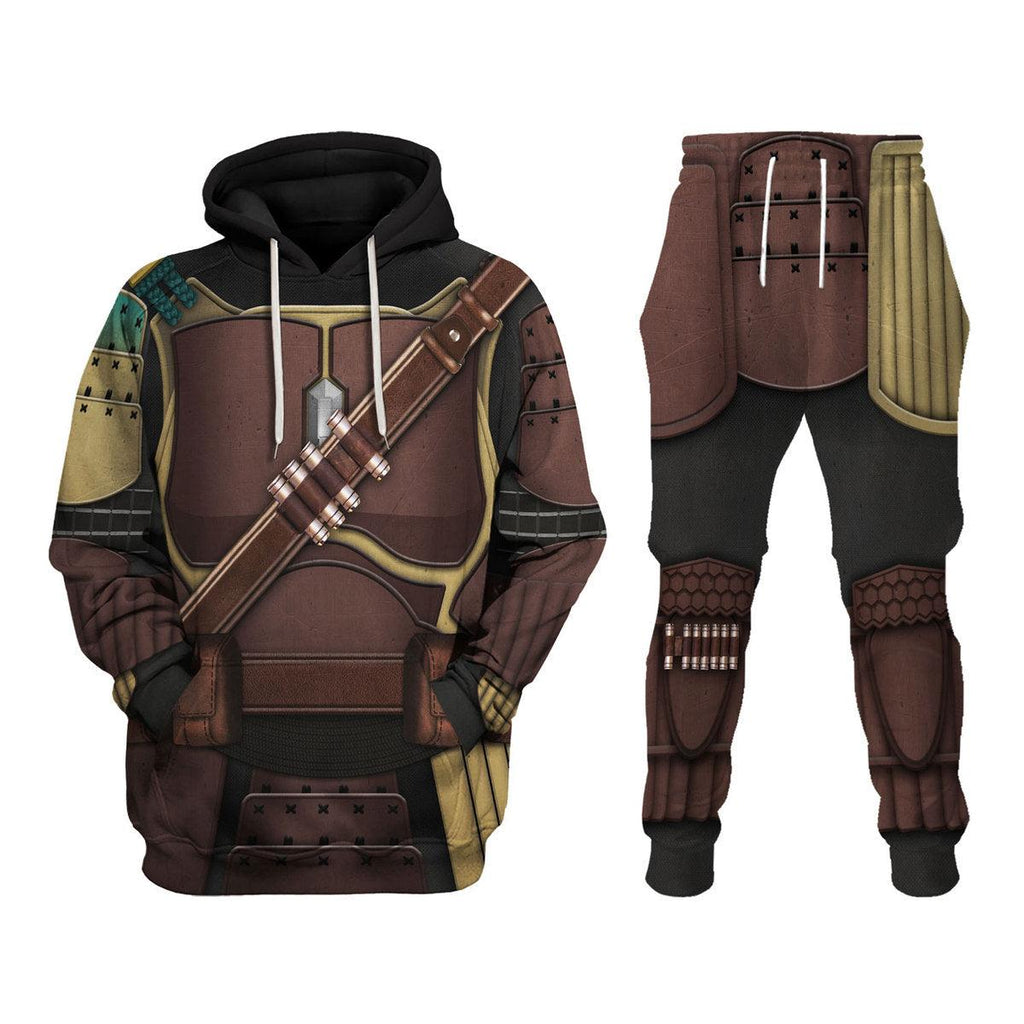 Mandalorian Samurai T-shirt Hoodie Sweatpants Apparel -  CustomsPig.com