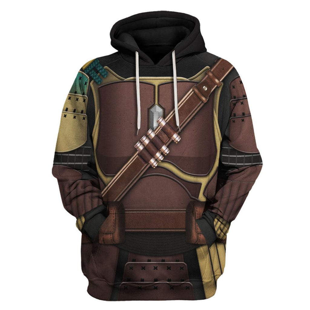 Mandalorian Samurai T-shirt Hoodie Sweatpants Apparel -  CustomsPig.com