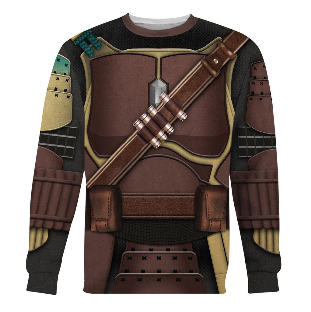 Mandalorian Samurai T-shirt Hoodie Sweatpants Apparel -  CustomsPig.com