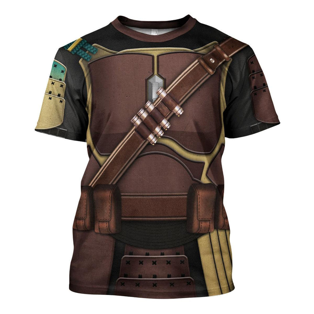 Mandalorian Samurai T-shirt Hoodie Sweatpants Apparel -  CustomsPig.com