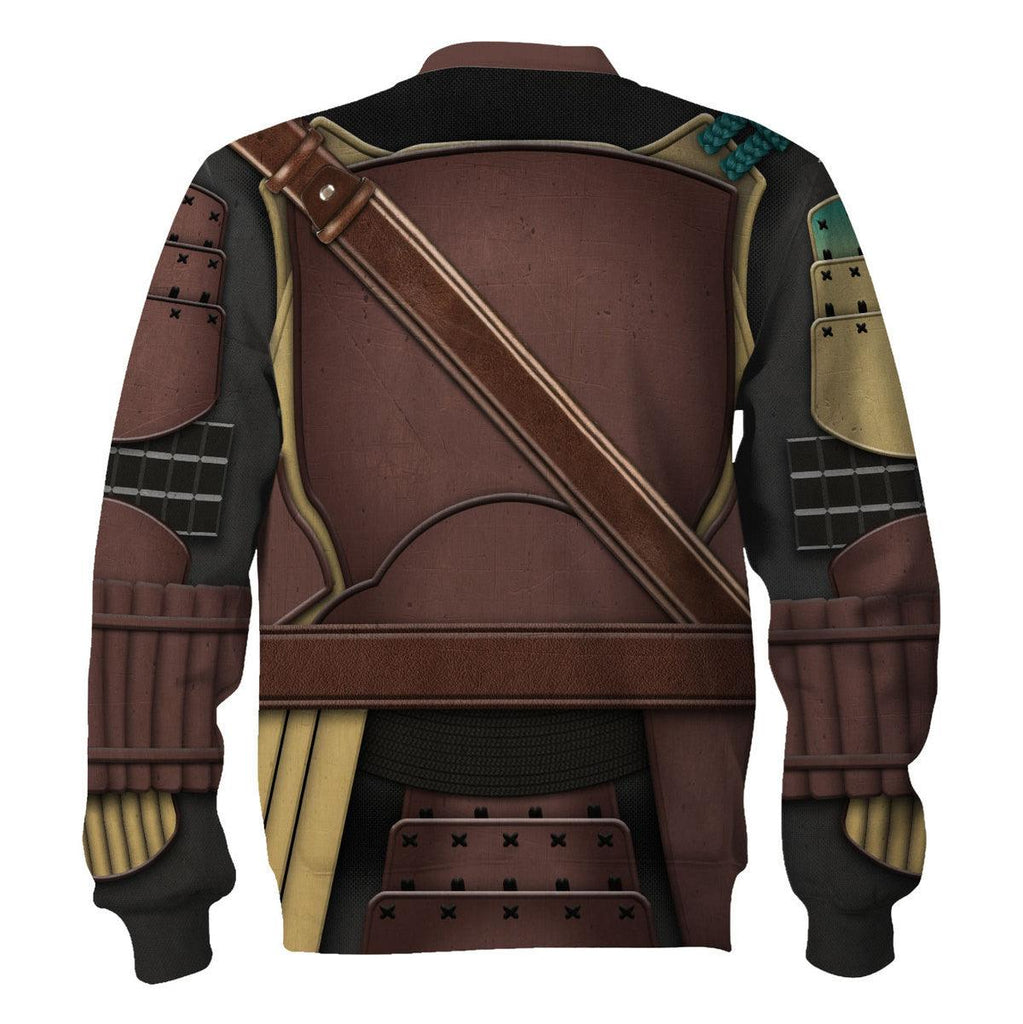 Mandalorian Samurai T-shirt Hoodie Sweatpants Apparel -  CustomsPig.com