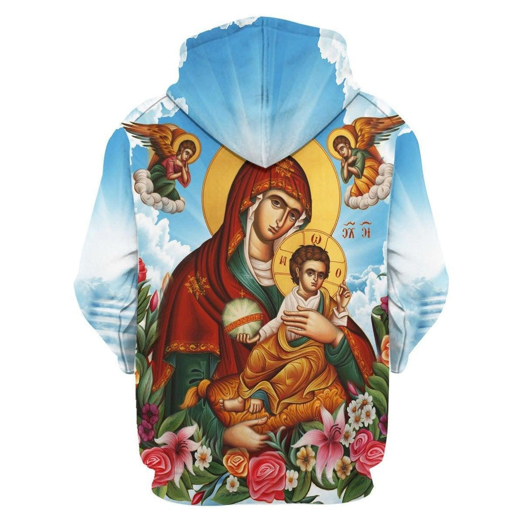 Mary Eastern Christianity Hoodie - CustomsPig