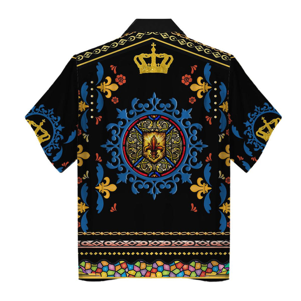 Mary Stained Glass Virgin Mary Hawaiian Shirt -  CustomsPig.com