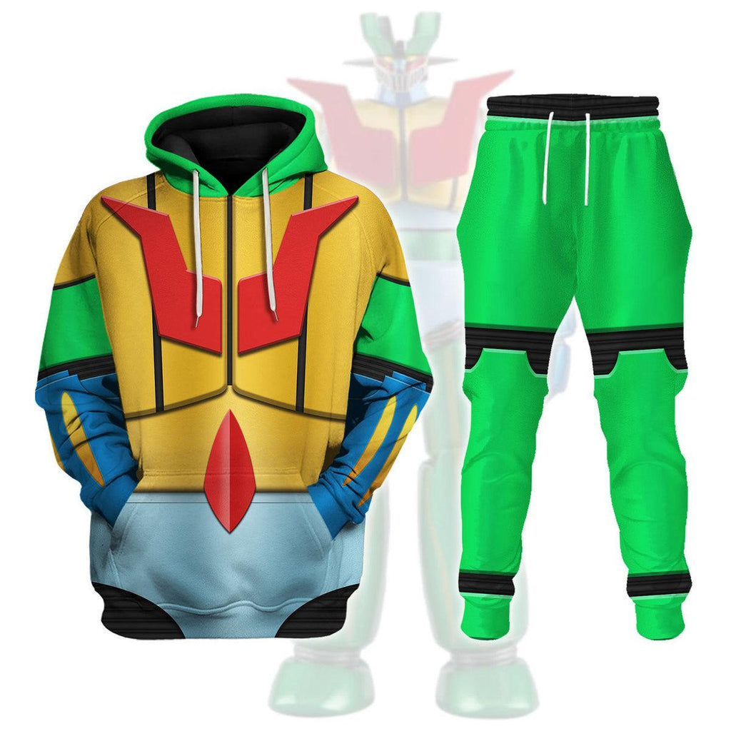 Mazinger Z Mazinger Jeeg Cosplay Costumes: Hoodies, T-Shirts, and Tracksuits | CustomsPig.com - DucG