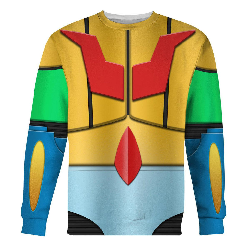 Mazinger Z Mazinger Jeeg Cosplay Costumes: Hoodies, T-Shirts, and Tracksuits | CustomsPig.com - DucG