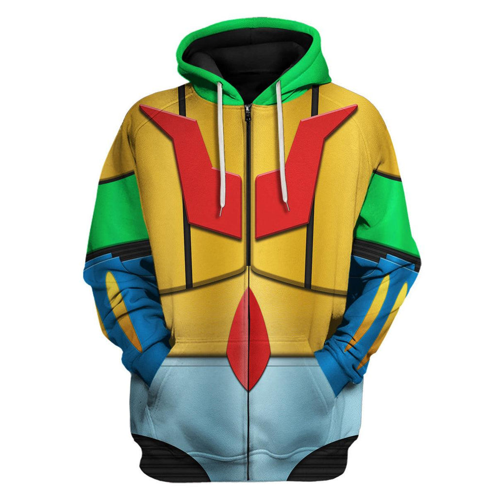 Mazinger Z Mazinger Jeeg Cosplay Costumes: Hoodies, T-Shirts, and Tracksuits | CustomsPig.com - DucG