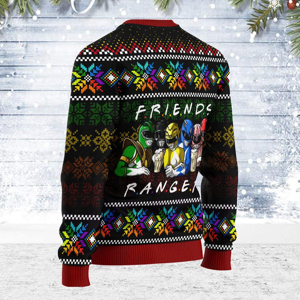 Merry Christmas Friend Rangers Unisex Wool Sweater - CustomsPig.com