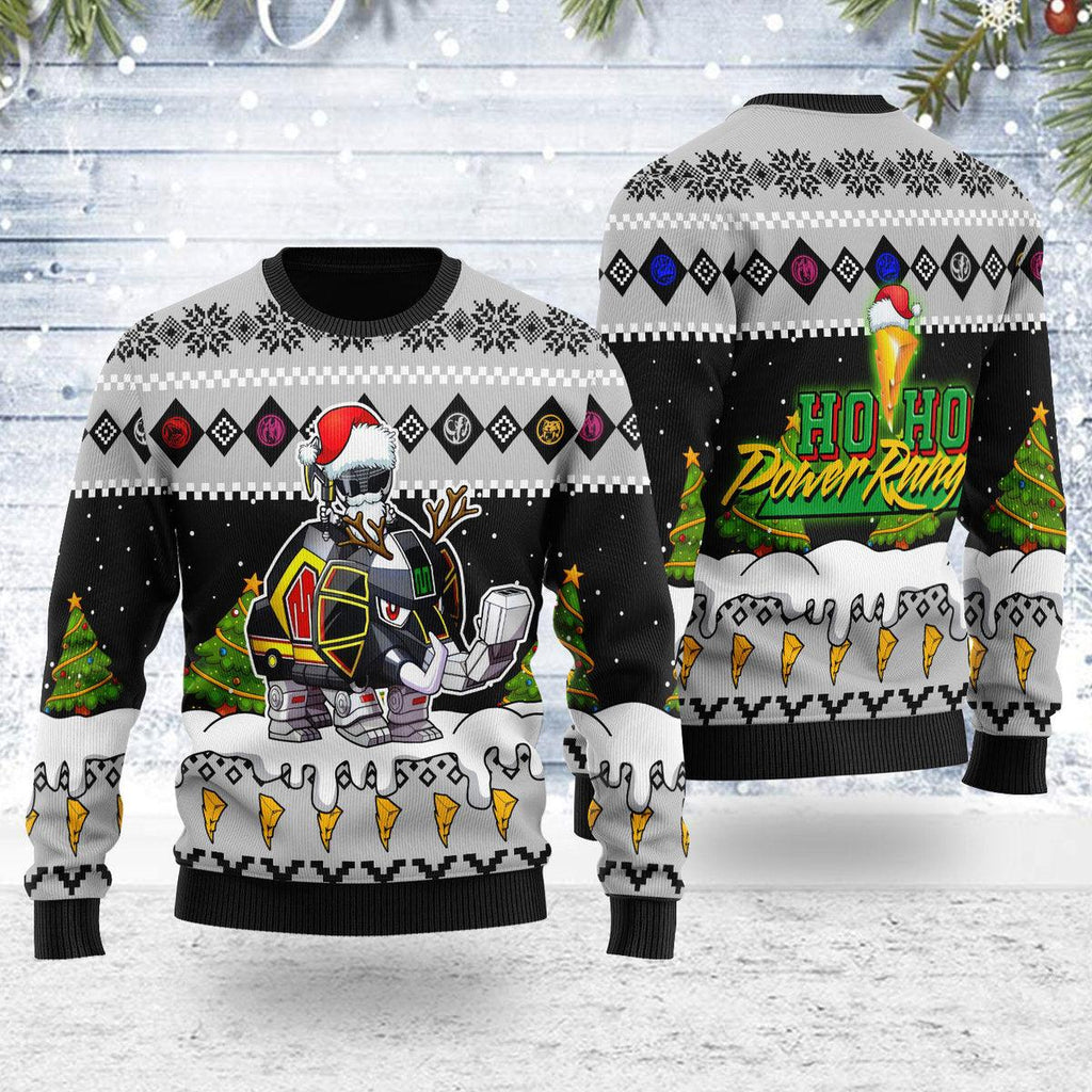 Merry Christmas Gearhomie Black Hoho Ranger Unisex Wool Sweater - Gearhomie.com