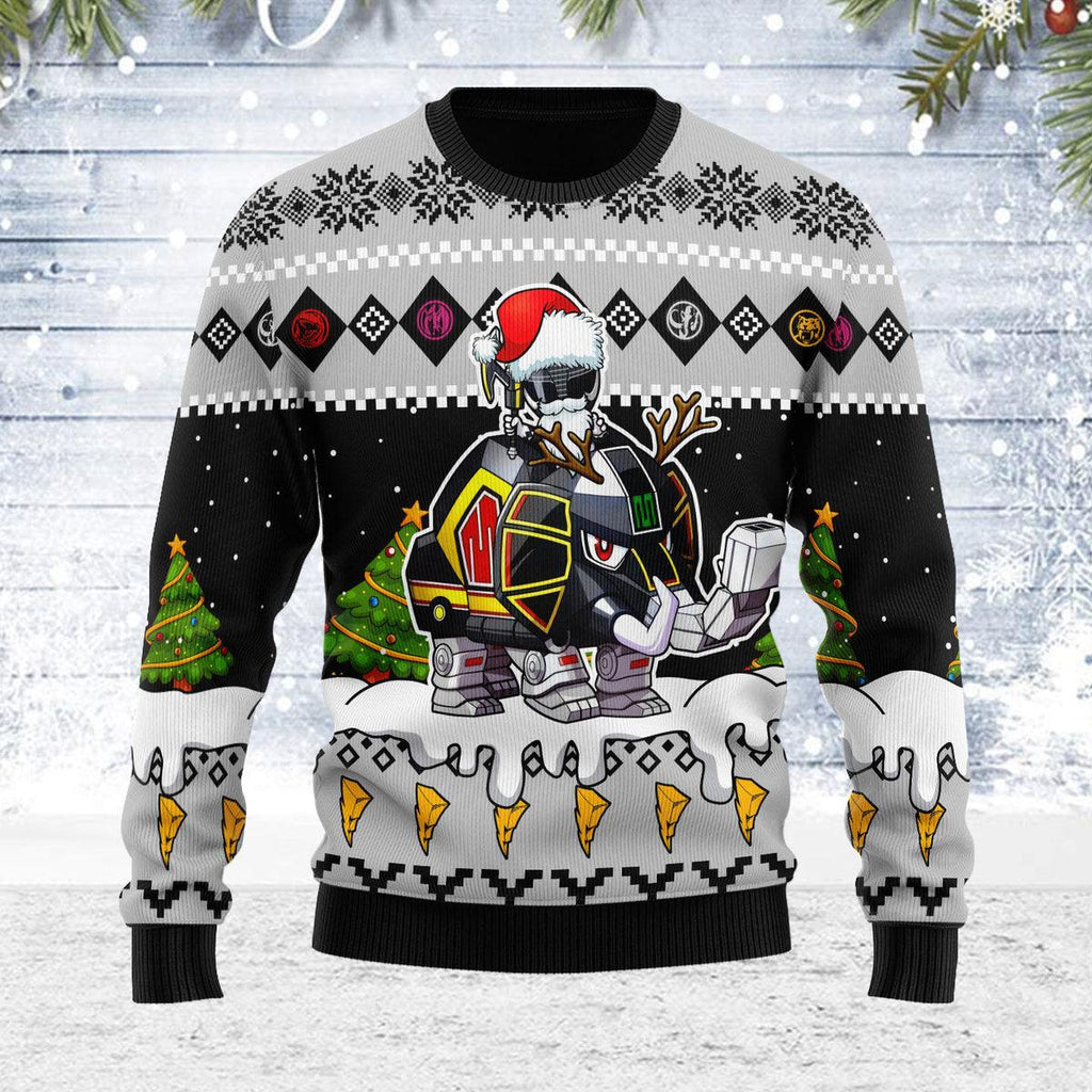 Merry Christmas Gearhomie Black Hoho Ranger Unisex Wool Sweater - Gearhomie.com