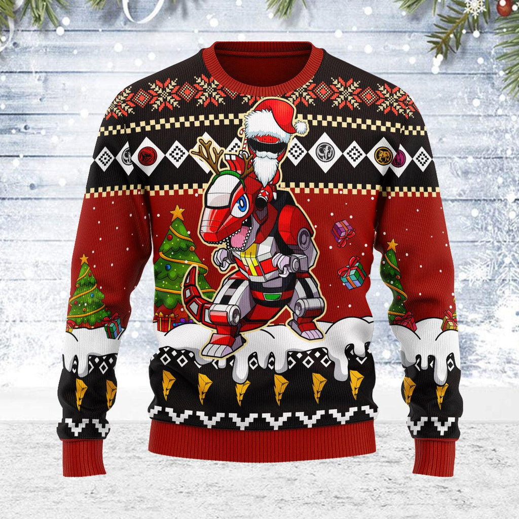 Merry Christmas Gearhomie Red Hoho Ranger Unisex Wool Sweater - Gearhomie.com