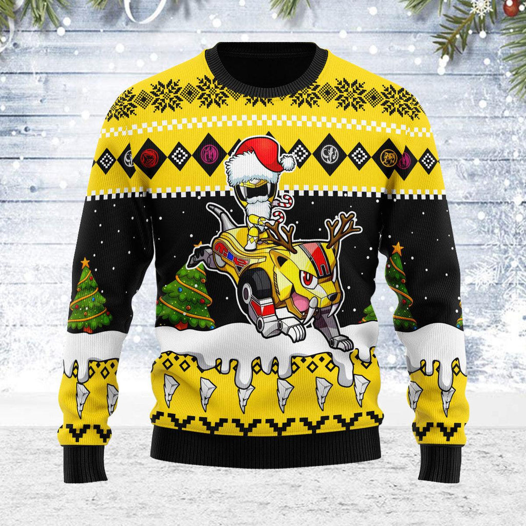 Merry Christmas CustomsPig Yellow Hoho Ranger Unisex Wool Sweater - CustomsPig.com