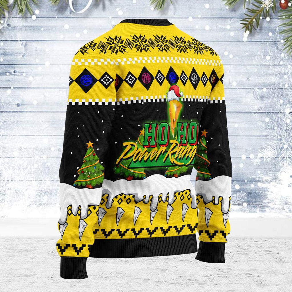 Merry Christmas CustomsPig Yellow Hoho Ranger Unisex Wool Sweater - CustomsPig.com