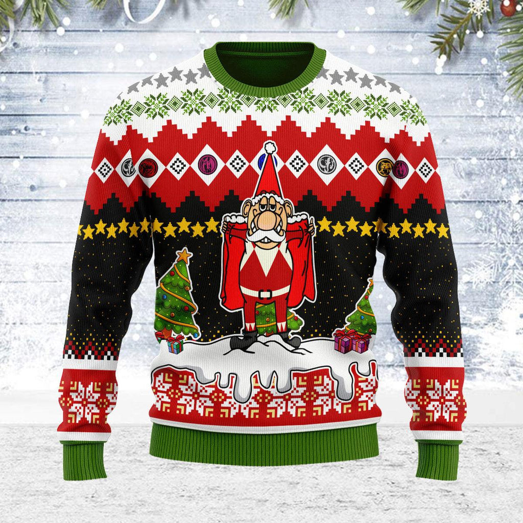 Merry Christmas Hoho Ranger Unisex Wool Sweater - CustomsPig.com