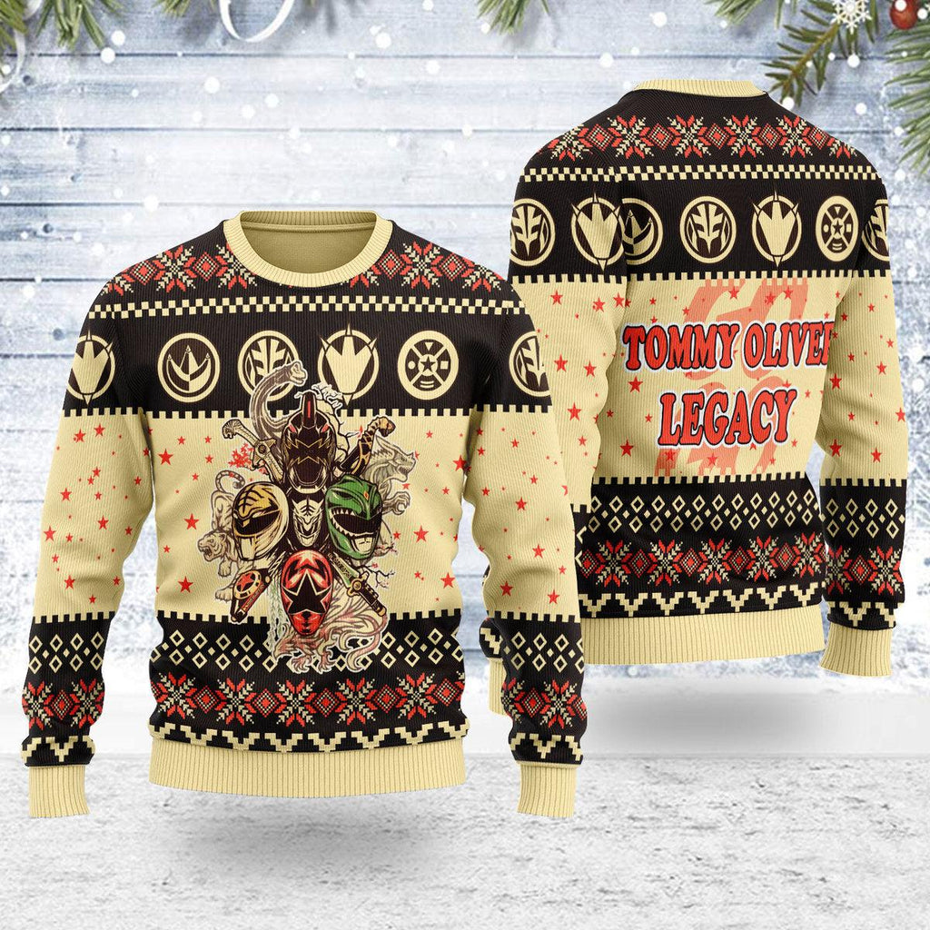 Merry Christmas Tommy Oliver Legacy Unisex Wool Sweater - CustomsPig.com