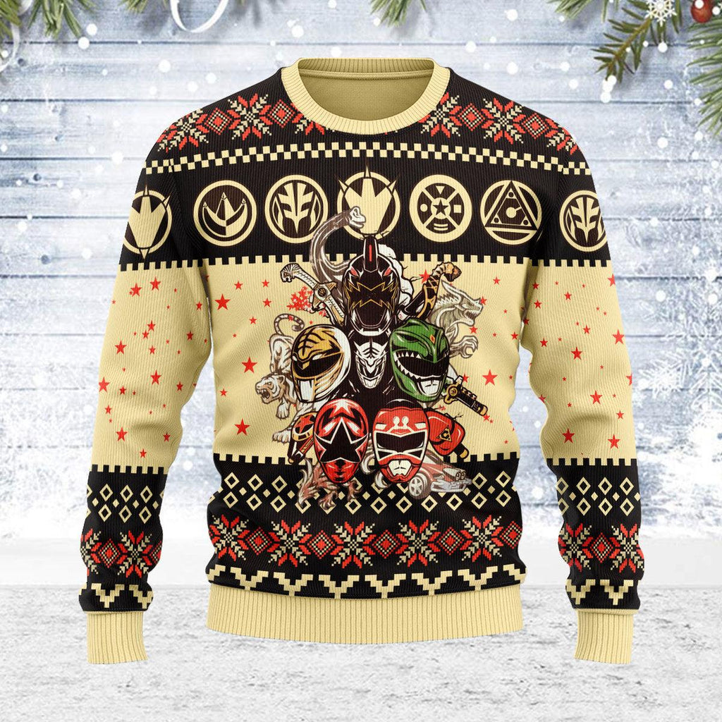 Merry Christmas Tommy Oliver Legacy Wool Sweater - CustomsPig.com