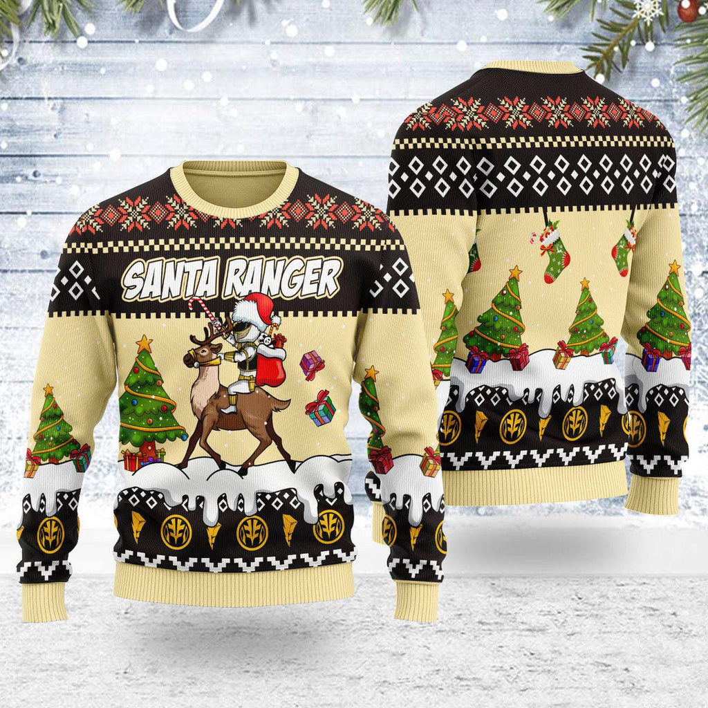 Merry Christmas Tommy Santa Ranger Unisex Wool Sweater - CustomsPig.com