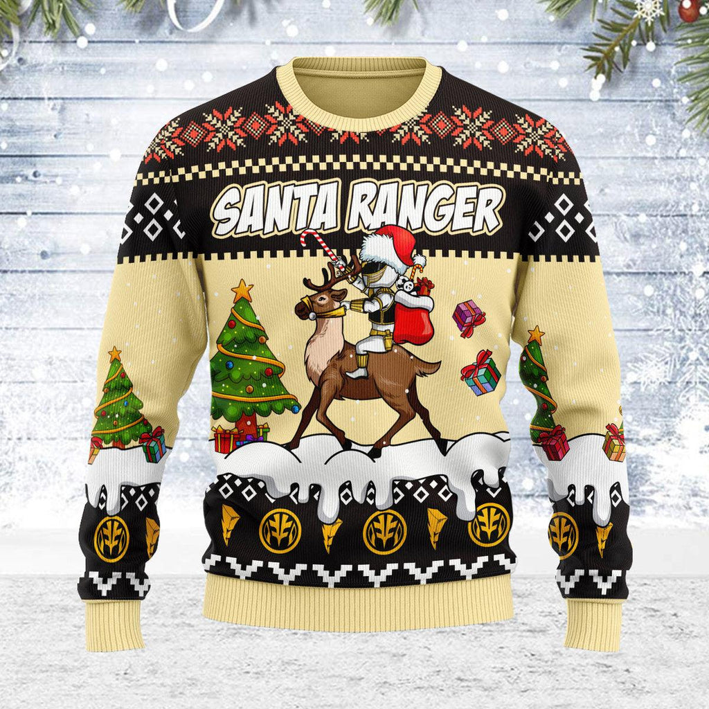 Merry Christmas Tommy Santa Ranger Unisex Wool Sweater - CustomsPig.com