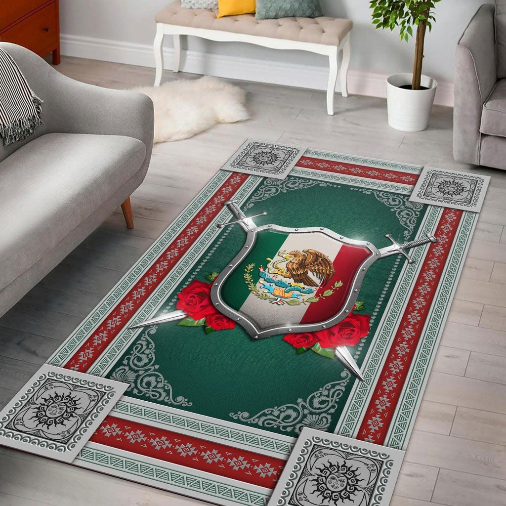 Mexico Coat of Arms Rug - CustomsPig