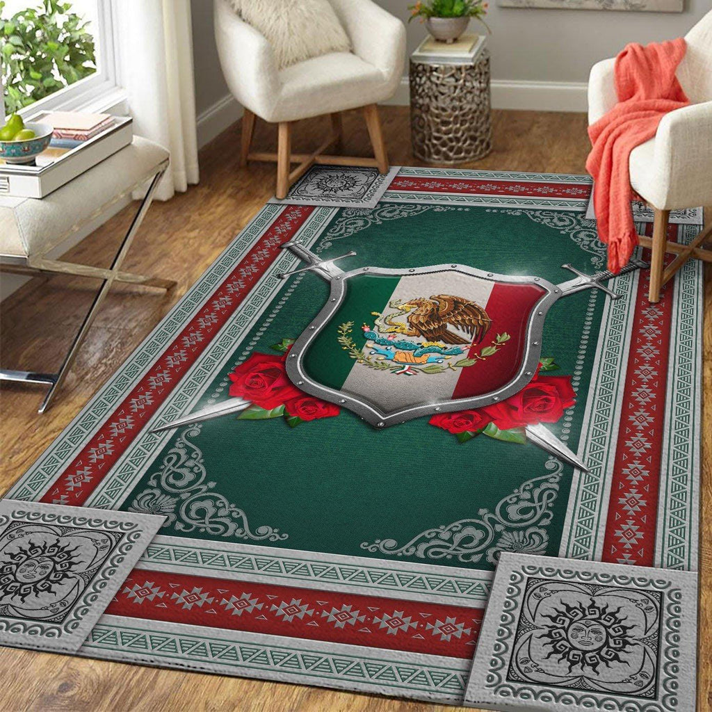 Mexico Coat of Arms Rug - CustomsPig