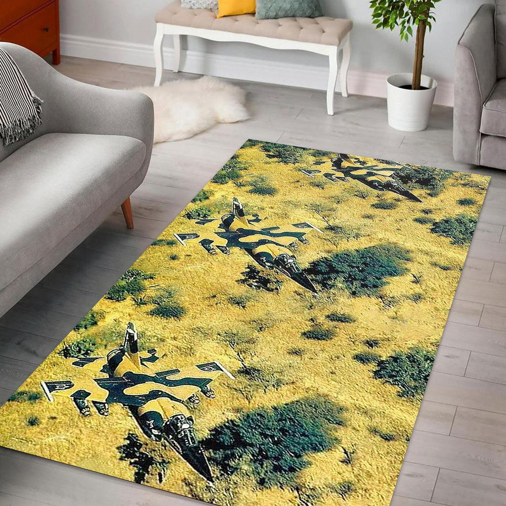 Mirage F1 Aviation Camouflage Rug - CustomsPig