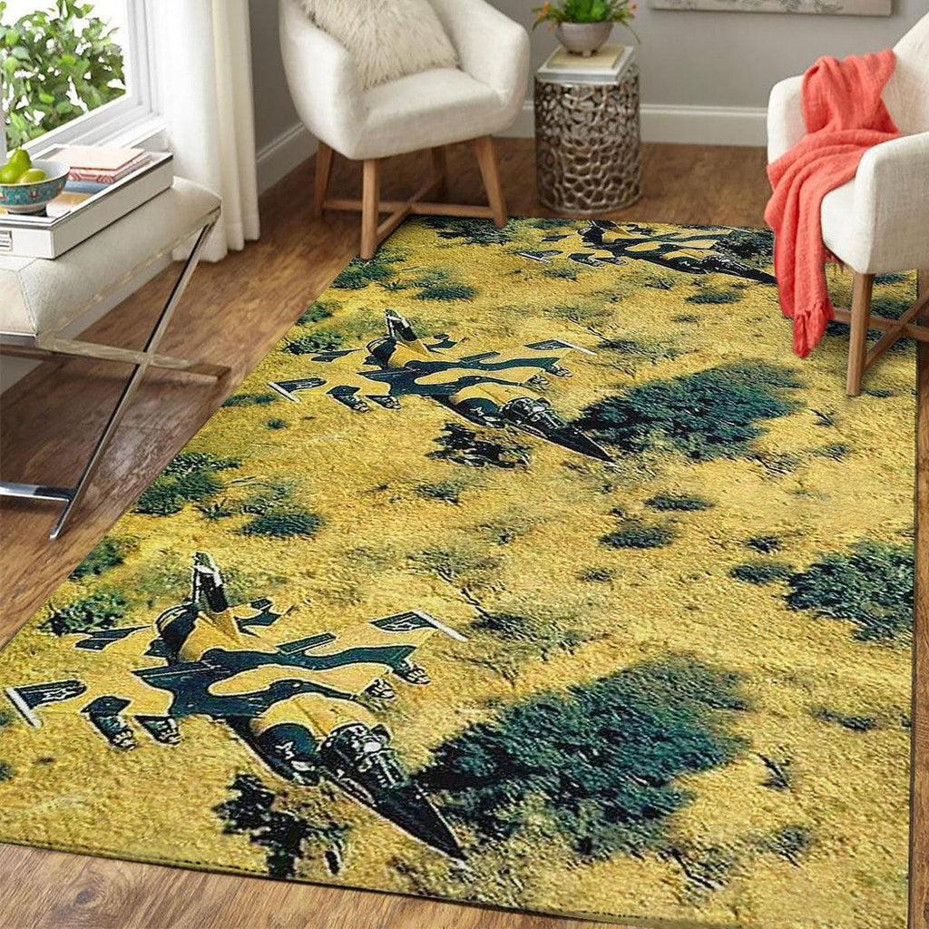 Mirage F1 Aviation Camouflage Rug - CustomsPig