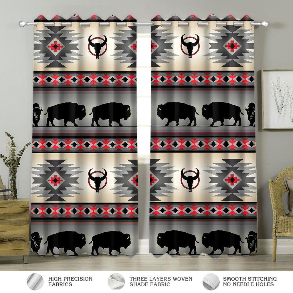 Native American Pattern Curtains - CustomsPig