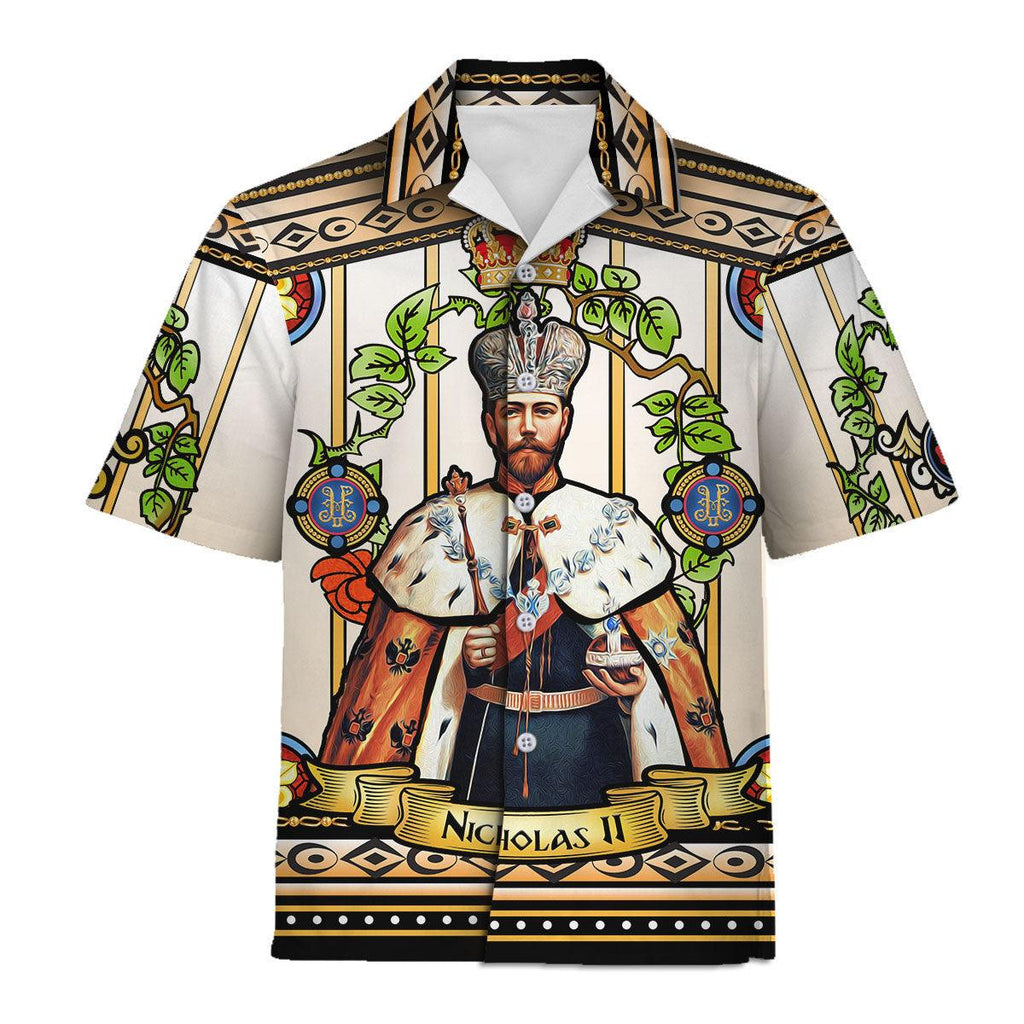 Nicholas II of Russia Hawaiian Shirt -  CustomsPig.com