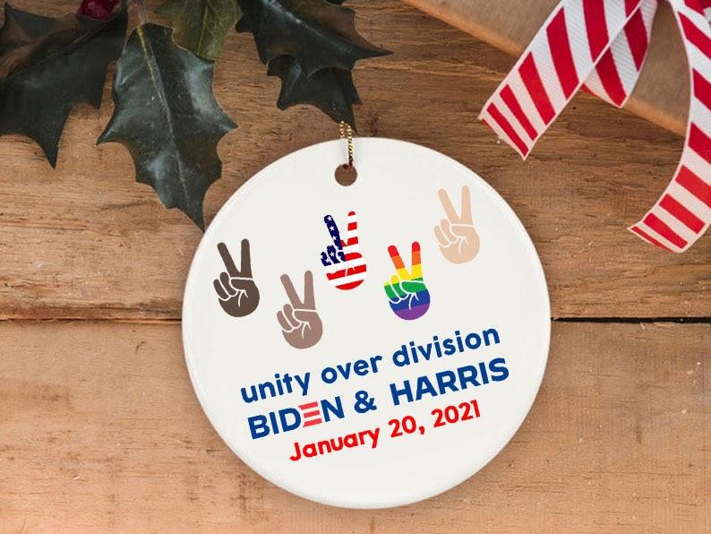 Ornament Biden Harris Unity 2020 - CustomsPig