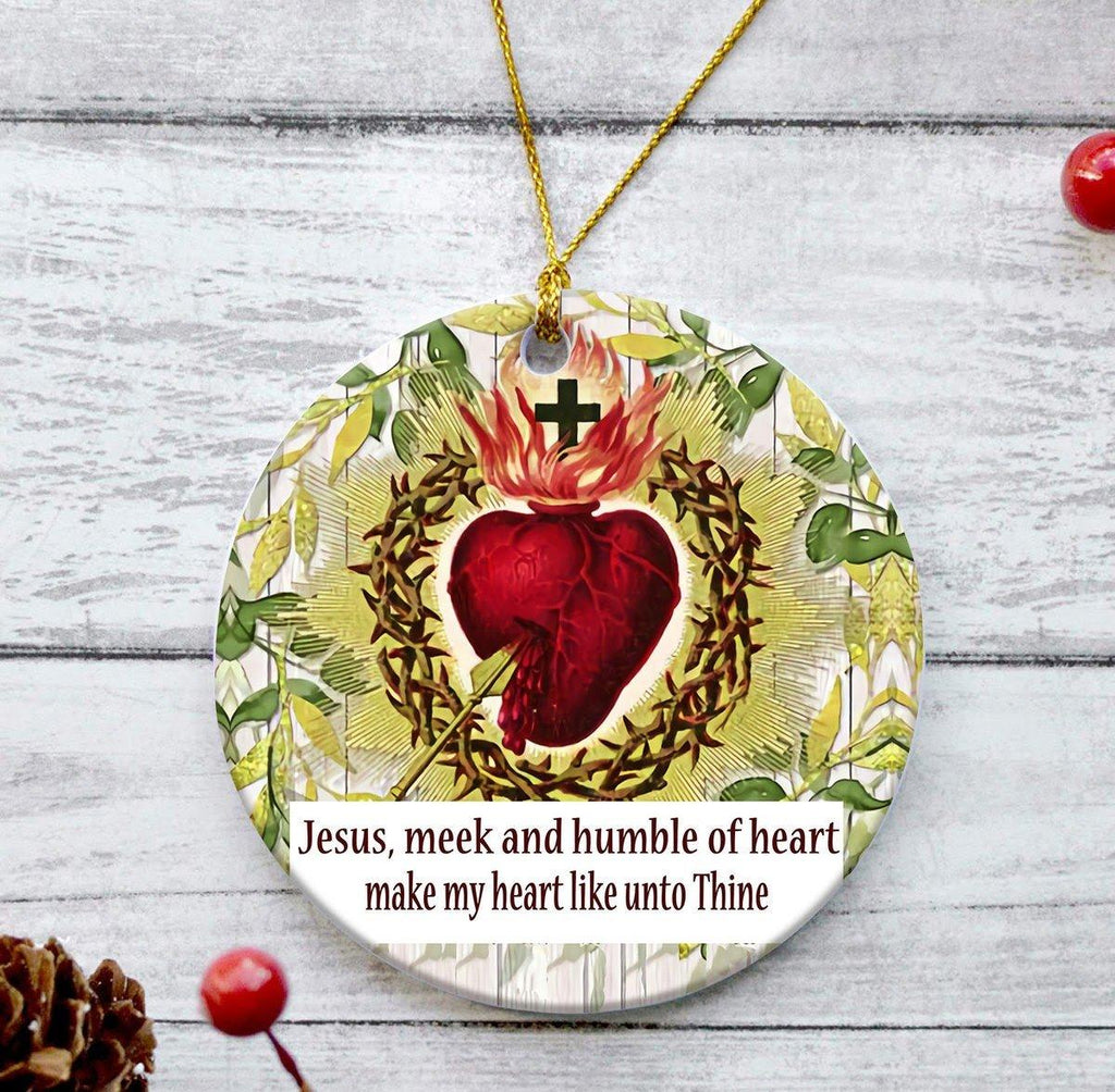 Ornament Jesus Meek Humble Of Heart - CustomsPig